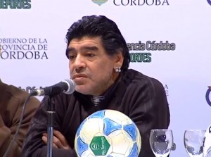 Maradona en Río Tercero