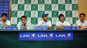 Equipo argentino Copa Davis ante Israel