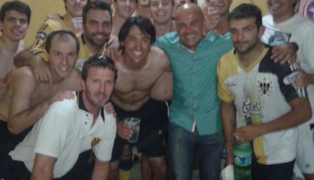 Festejo Palomero en el vestuario