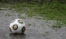 Suspensión de fútbol por lluvia