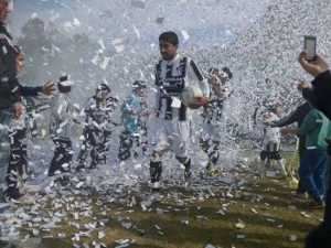 Marcos Benítez, cuando integraba el plantel de Gimnasia de Mendoza.