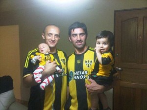 Compañeros en vida y en cancha. Las carreras de Pablo Piccotti y Cristian Fernández, por sendas similares.
