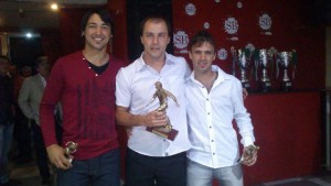 Píttaro (oro), Mercado (plata) y González (bronce), la terna más destacada del año.