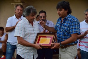 Néstor Beltrame estuvo presente en la inauguración oficial del certamen.