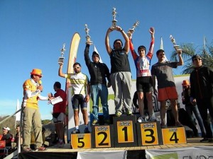 Podio Franco en Embalse