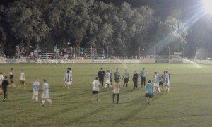 San Martín festejó en el debut como local.