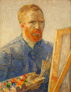 Vincent van Gogh (1853-1890). Pintor holandés. Autorretrato como artista, 1888