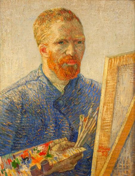 Vincent van Gogh (1853-1890). Pintor holandés. Autorretrato como artista, 1888