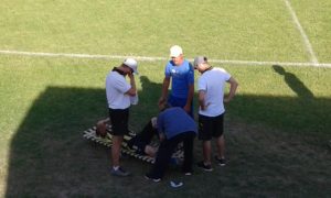 Julián Lenis sufrió una dura lesión.