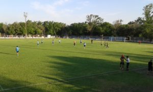 Leandro Ortiz festeja su gol