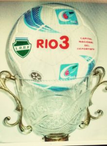 Pelota especial usada en la final.