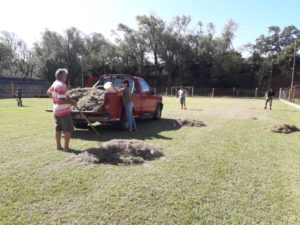 Trabajos en cancha chica 1