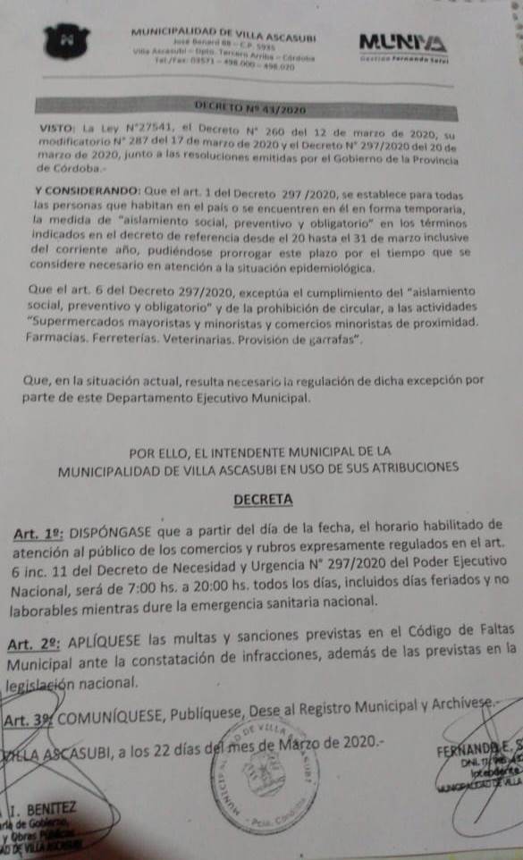 Decreto nuevo
