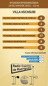 Parte radio Villa Ascasubi
