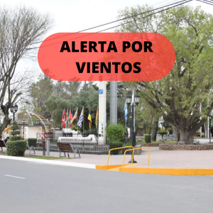 ALERTA POR VIENTOS