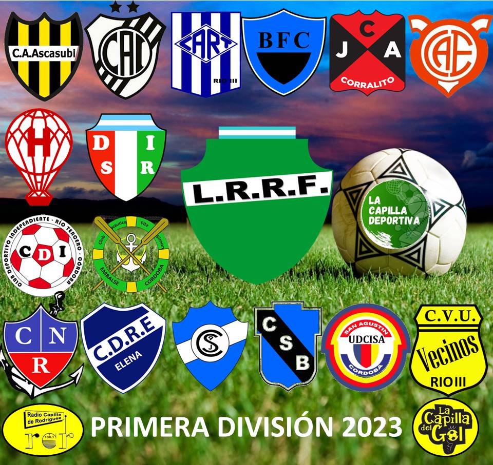 Equipos LRRF 2023 escudos
