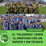 EL “PALOMERO” CERRÓ EL APERTURA CON UN EMPATE Y SIN TÉCNICO