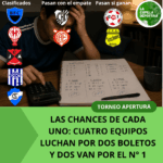LAS CHANCES DE CADA UNO: CUATRO EQUIPOS LUCHAN POR DOS BOLETOS Y DOS VAN POR EL N° 1
