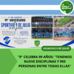“9” CELEBRA 99 AÑOS: “TENEMOS NUEVE DISCIPLINAS Y 950 PERSONAS ENTRE TODAS ELLAS”
