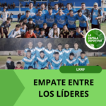 EMPATE ENTRE LÍDERES EN UNO DE LOS ADELANTOS DE LA FECHA 7 DEL CLAUSURA
