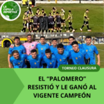 EL “PALOMERO” RESISTIÓ Y LE GANÓ AL VIGENTE CAMPEÓN