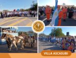 VILLA ASCASUBI CELEBRÓ SU 137⁰ ANIVERSARIO CON UN DESFILE CÍVICO-MILITAR