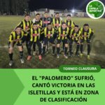 EL “PALOMERO” SUFRIÓ, CANTÓ VICTORIA EN LAS ISLETILLAS Y ESTÁ EN ZONA DE CLASIFICACIÓN
